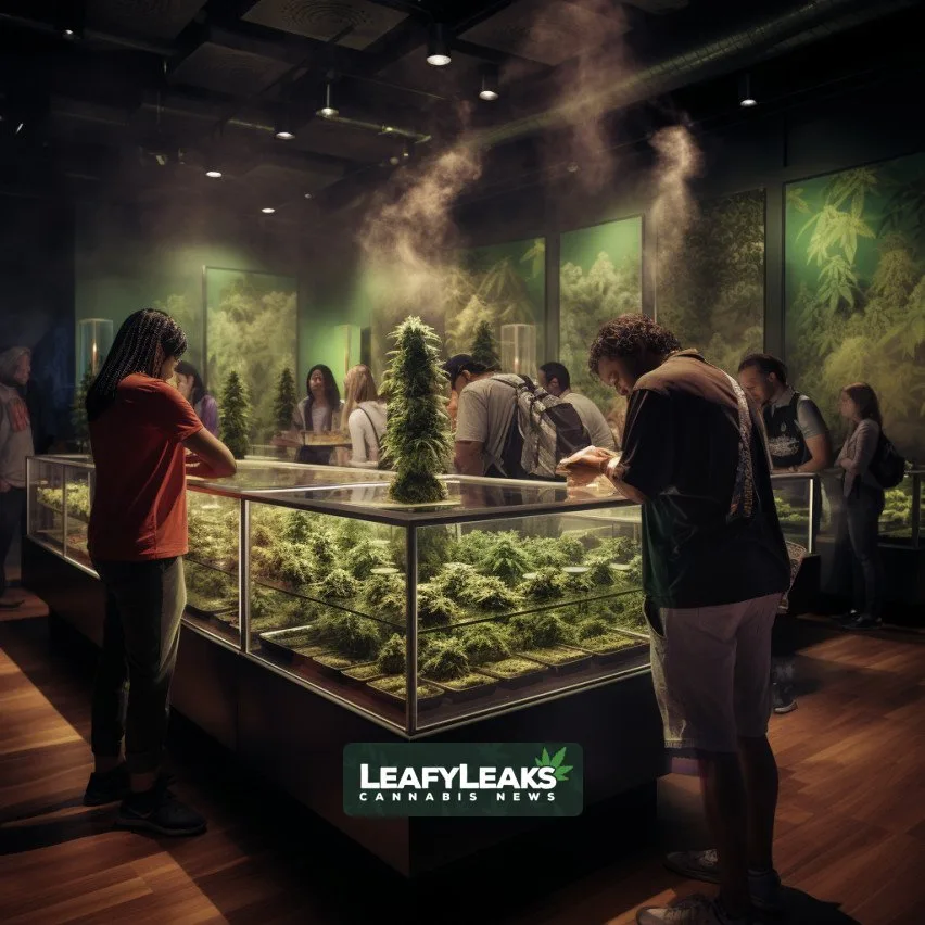 Photorealistic image depicting Colorado's cannabis industry's worst 4/20 sales in five years, highlighting the need for regulatory overhaul.