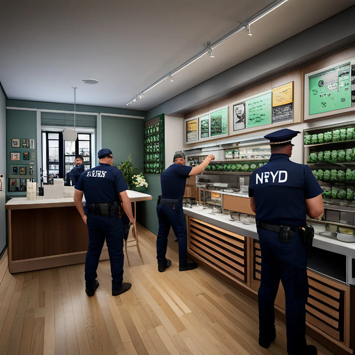 NYPD raid on unlicensed cannabis dispensary in Manhattan