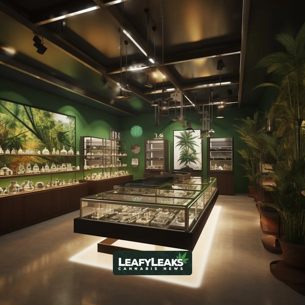 Medical cannabis dispensary in a legalized state