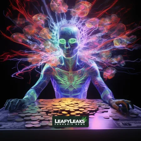 Abstract image representing NIDA's psychedelic research initiative