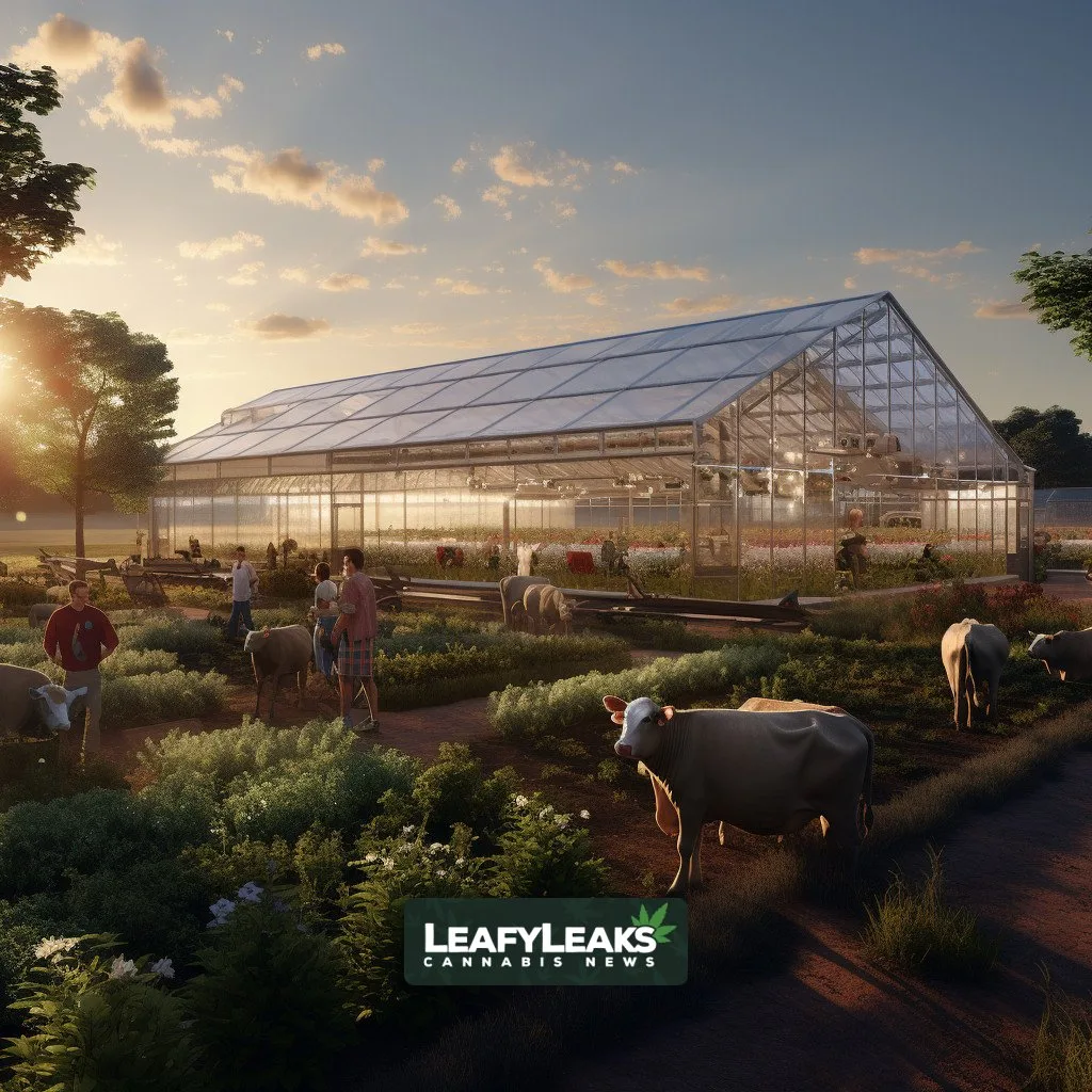 Aurora Sun Greenhouse Sale Bevo Farms AI-generated