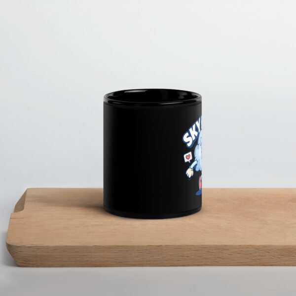 Elevated Atmosphere Black Glossy Mug 14 Elevated Atmosphere Black Glossy Mug