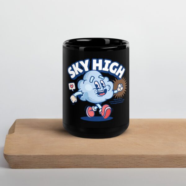 Elevated Atmosphere Black Glossy Mug 17 Elevated Atmosphere Black Glossy Mug