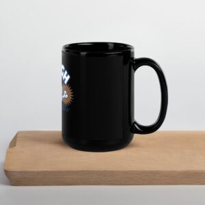 Elevated Atmosphere Black Glossy Mug
