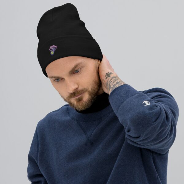 Tongue-in-High Embroidered Beanie 2 Tongue-in-High Embroidered Beanie