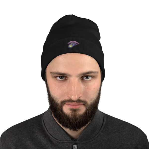Tongue-in-High Embroidered Beanie 5 Tongue-in-High Embroidered Beanie