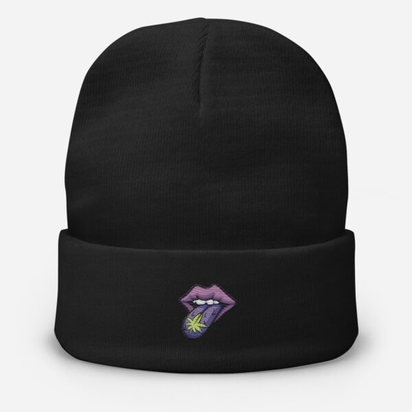 Tongue-in-High Embroidered Beanie 6 Tongue-in-High Embroidered Beanie