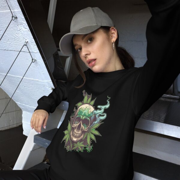 Smoky Skull Highs Unisex Sweatshirt