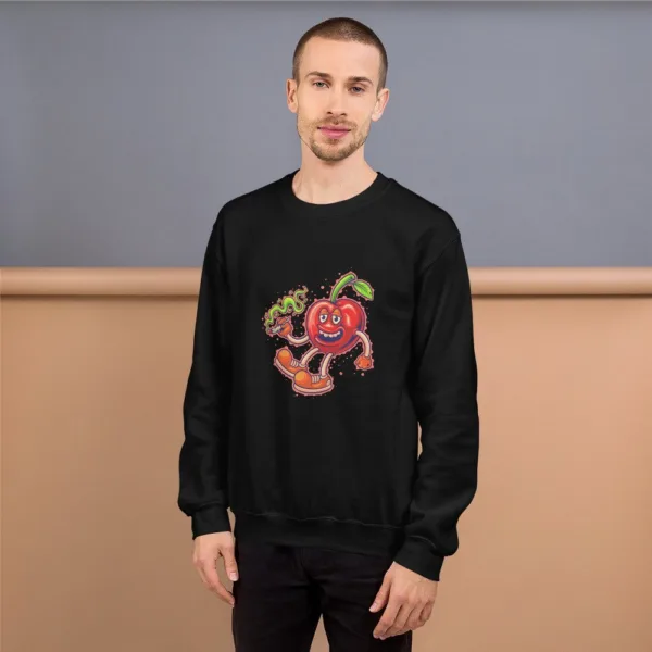 Blissful Bud Cherries Unisex Sweatshirt 5 Blissful Bud Cherries Unisex Sweatshirt