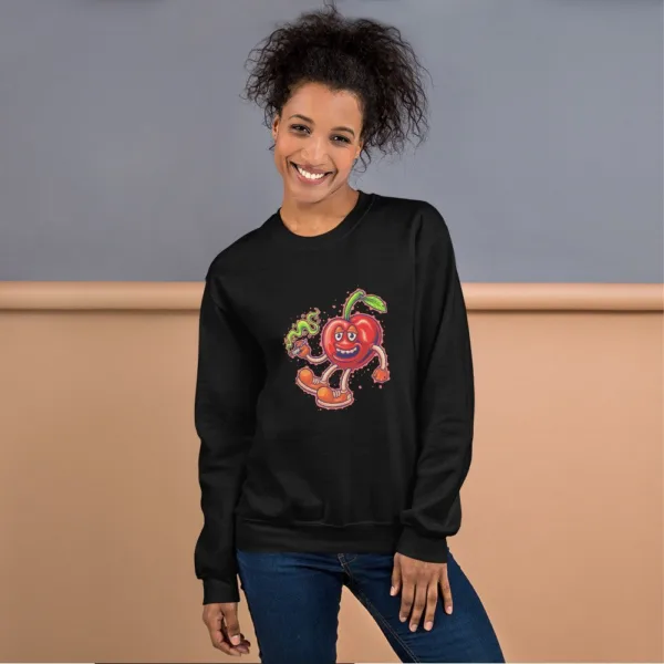 Blissful Bud Cherries Unisex Sweatshirt 6 Blissful Bud Cherries Unisex Sweatshirt