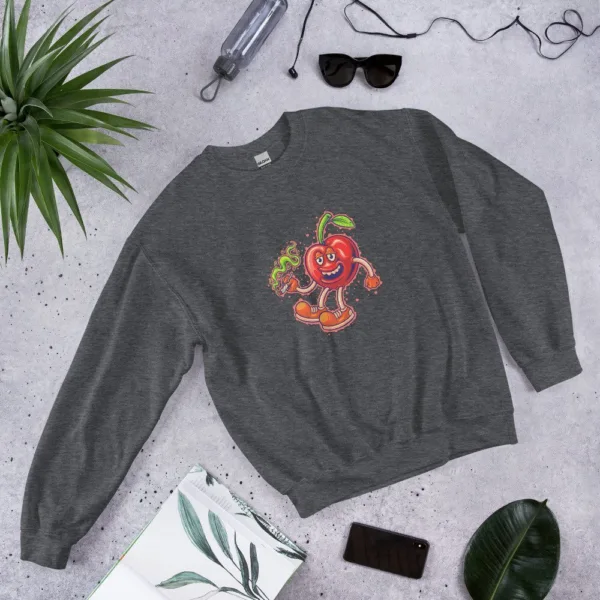 Blissful Bud Cherries Unisex Sweatshirt 7 Blissful Bud Cherries Unisex Sweatshirt