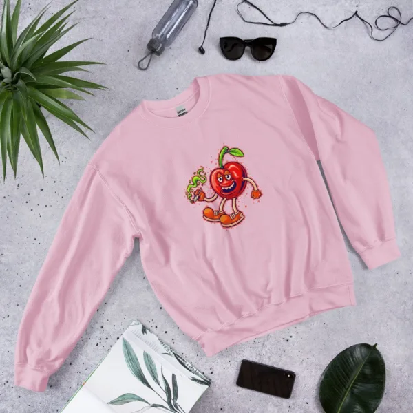Blissful Bud Cherries Unisex Sweatshirt 13 Blissful Bud Cherries Unisex Sweatshirt