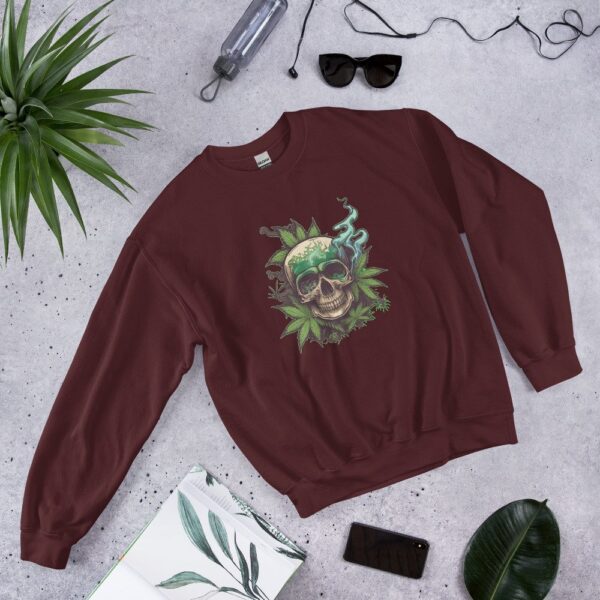 Smoky Skull Highs Unisex Sweatshirt