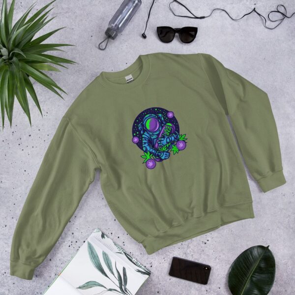 Cosmic Cannabis Dreams Unisex Sweatshirt 37 Cosmic Cannabis Dreams Unisex Sweatshirt