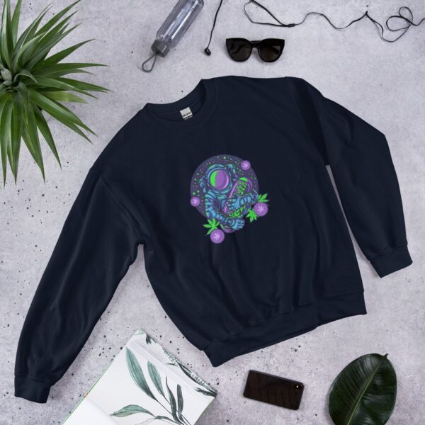 Cosmic Cannabis Dreams Unisex Sweatshirt 32 Cosmic Cannabis Dreams Unisex Sweatshirt