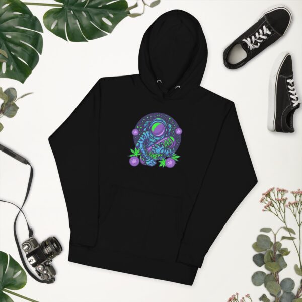 Cosmic Cannabis Dreams Unisex Hoodie 52 Cosmic Cannabis Dreams Unisex Hoodie