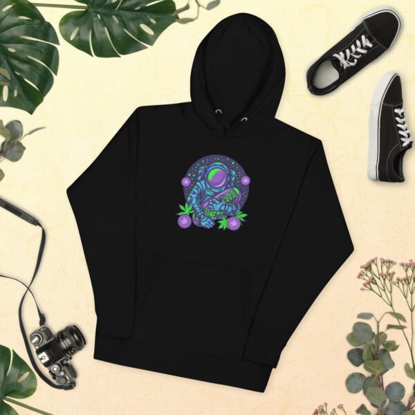 Cosmic Cannabis Dreams Unisex Hoodie 45 Cosmic Cannabis Dreams Unisex Hoodie