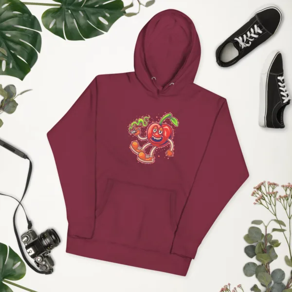 Blissful Bud Cherries Unisex Hoodie 50 Blissful Bud Cherries Unisex Hoodie