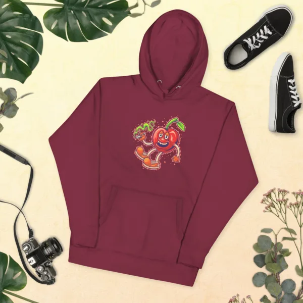 Blissful Bud Cherries Unisex Hoodie 49 Blissful Bud Cherries Unisex Hoodie