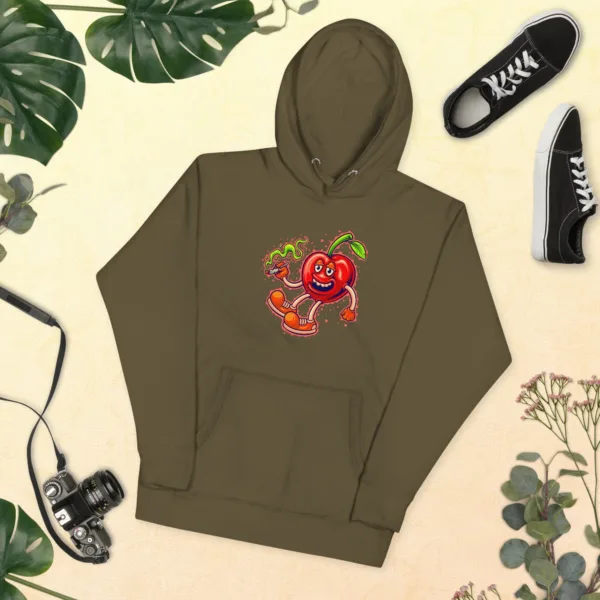 Blissful Bud Cherries Unisex Hoodie 57 Blissful Bud Cherries Unisex Hoodie