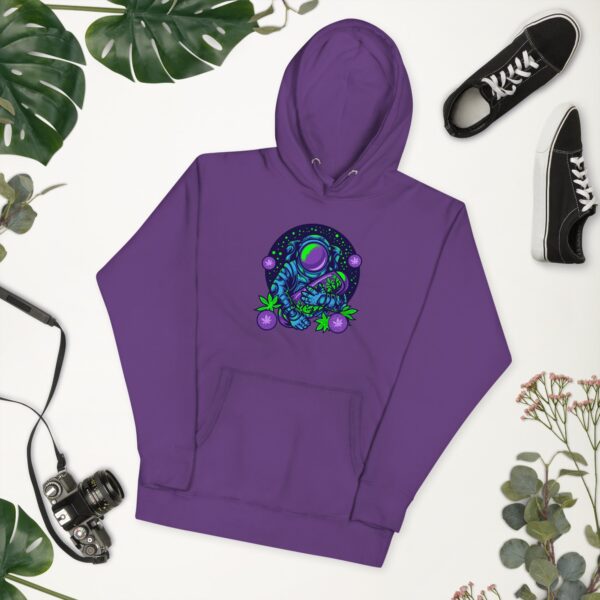 Cosmic Cannabis Dreams Unisex Hoodie 60 Cosmic Cannabis Dreams Unisex Hoodie