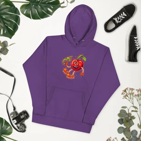Blissful Bud Cherries Unisex Hoodie 56 Blissful Bud Cherries Unisex Hoodie