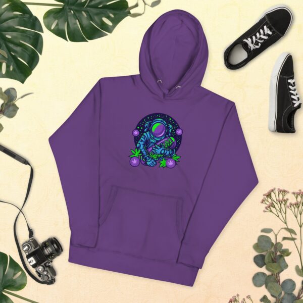 Cosmic Cannabis Dreams Unisex Hoodie 59 Cosmic Cannabis Dreams Unisex Hoodie