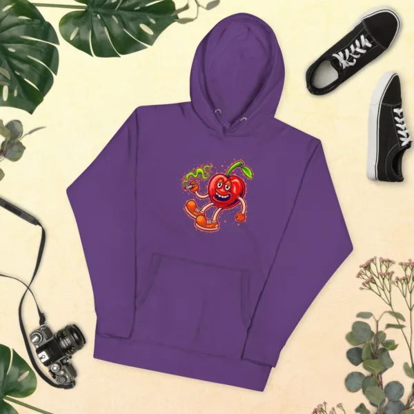 Blissful Bud Cherries Unisex Hoodie 55 Blissful Bud Cherries Unisex Hoodie
