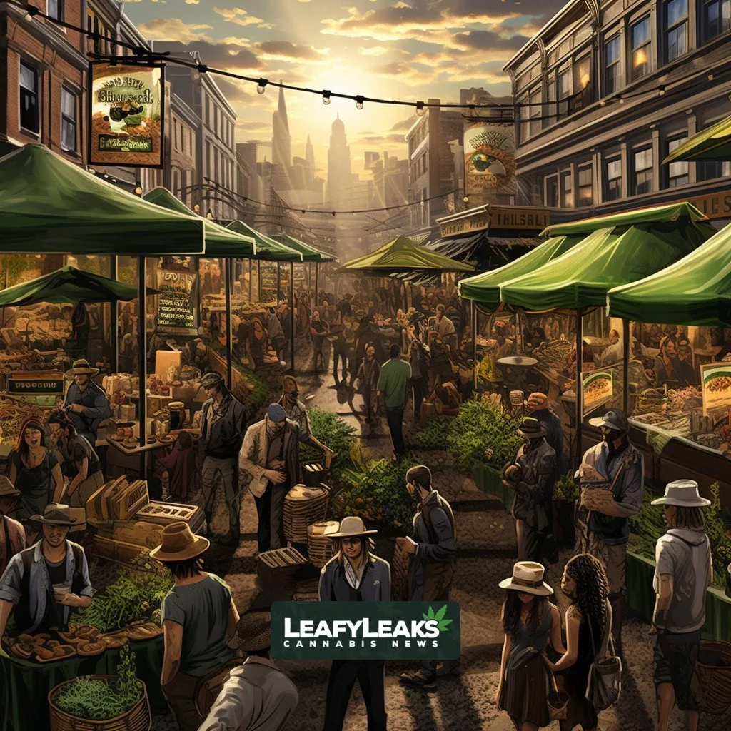 Northeast Cannabis Sales Surge - Green Gold Rush Image