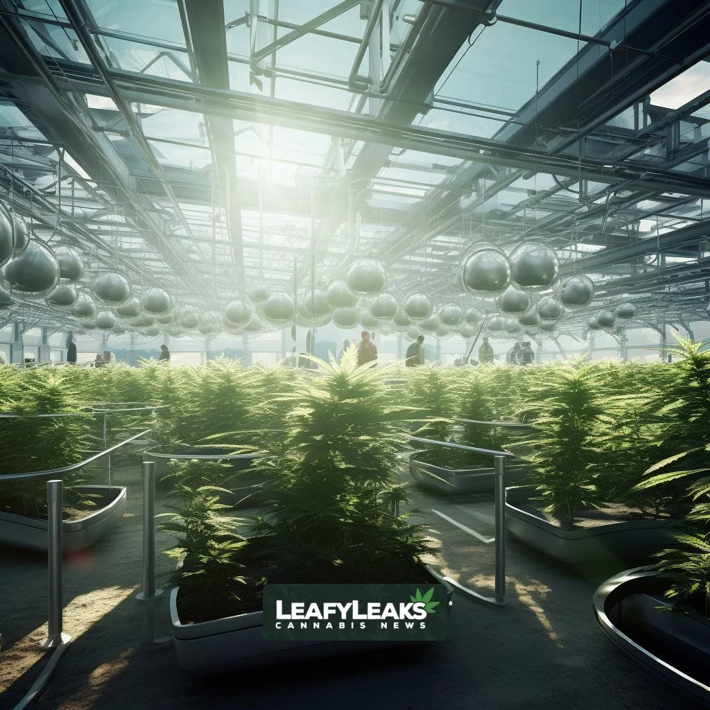 Cannabis cultivation facility with lush plants, illustrating industry advocacy.