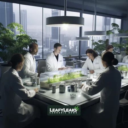 Canadian Cannabis Breakthrough: MediPharm Ships First CBD-THC Combo for Historic U.S. Clinical Trial Laboratory scene depicting MediPharm's CBD-THC breakthrough research