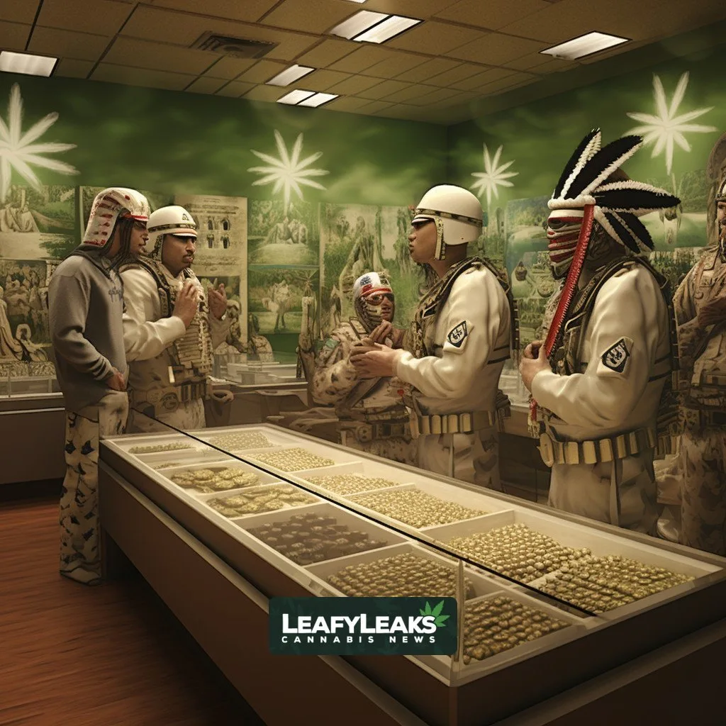 Law enforcement investigates tribal store amidst cannabis controversy