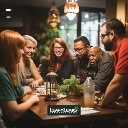 Group discussion on Ohio Marijuana Legalization, diverse opinions and lively debate.