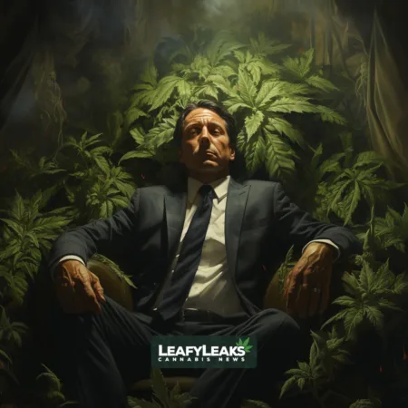 DeSantis Shifting Stance on Marijuana: Impact on Presidential Bid, Ai Generated image for Leaky Leaks