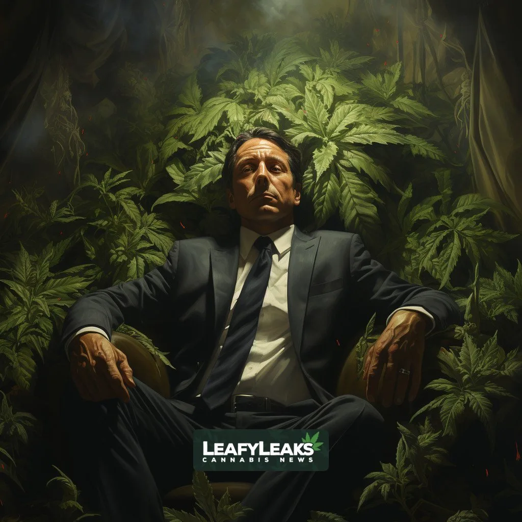 DeSantis Shifting Stance on Marijuana: Impact on Presidential Bid, Ai Generated image for Leaky Leaks