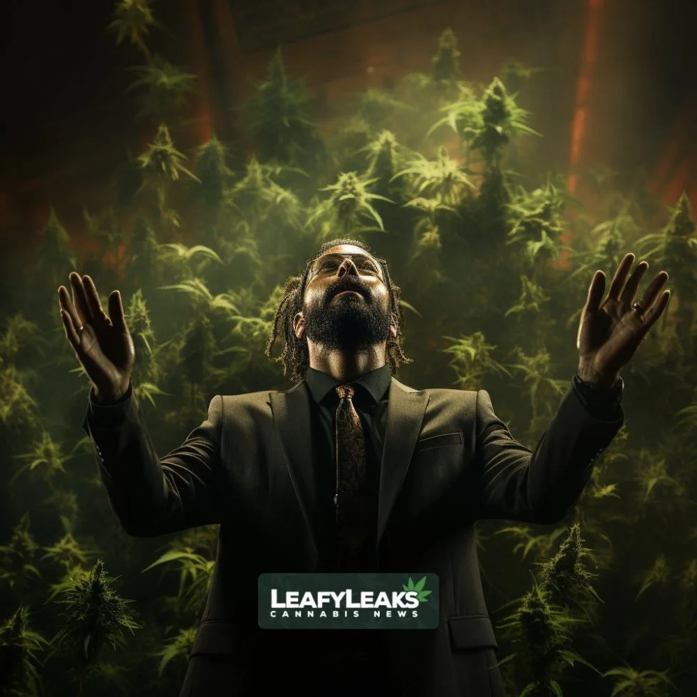 CBD Market Shift: Cannabis News by LeafyLeaks, Ai Generated image for Leaky Leaks