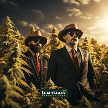 Unmasking the Fake Union Conundrum: Cannabis News by LeafyLeaks, Ai Generated image for Leaky Leaks