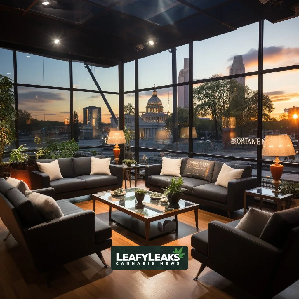 Minnesota Cannabis Industry Collaboration Room with Professionals Engaged in Discussions