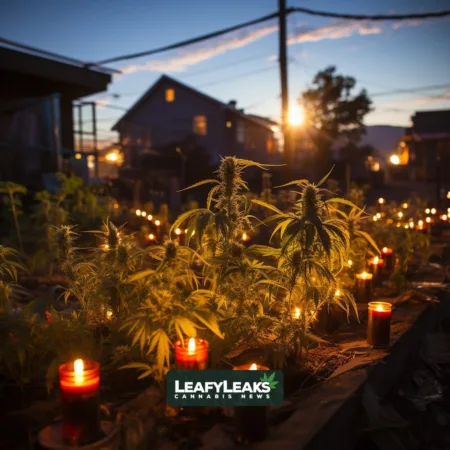New Jersey Empowers Communities: Marijuana Revenue Fuels Groundbreaking Violence Prevention A Vibrant Community Garden with Cannabis Plants