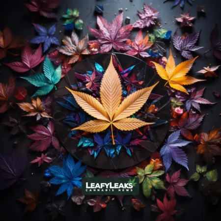 Cannabis leaf surrounded by puzzle pieces, symbolizing Cannabis Reclassification.