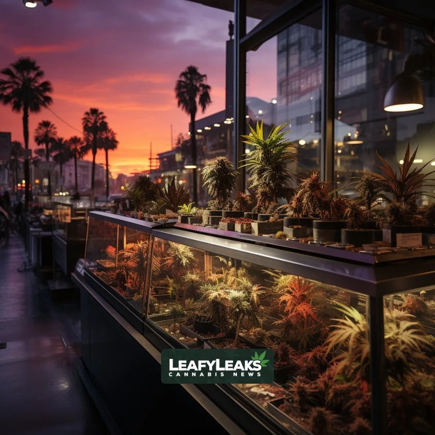 Licensed Cannabis Shop in California