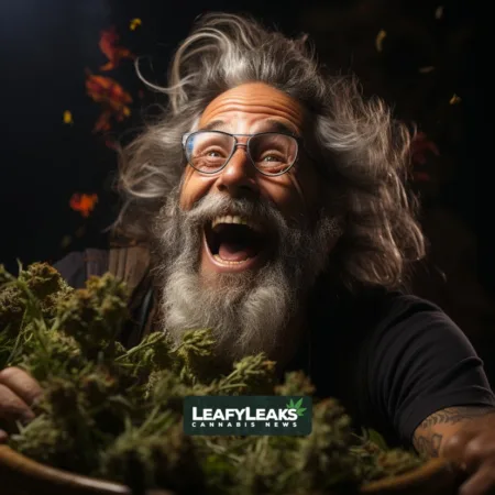 Medical Marijuana Recommendation - Illustration of cannabis leaves and a doctor's stethoscope. Cannabis News by LeafyLeaks.com, Ai Generated image for Leafy Leaks