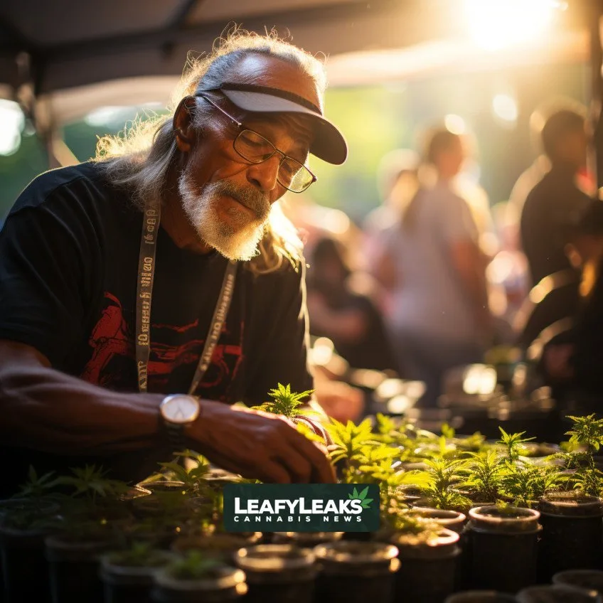 Open Marijuana Consumption - Cannabis News by LeafyLeaks, Ai Generated image for Leaky Leaks