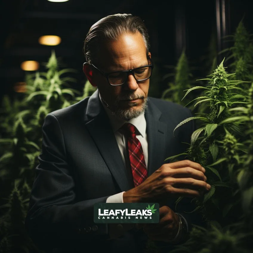 Marijuana Banking - Cannabis News by LeafyLeaks, Ai Generated image for Leaky Leaks