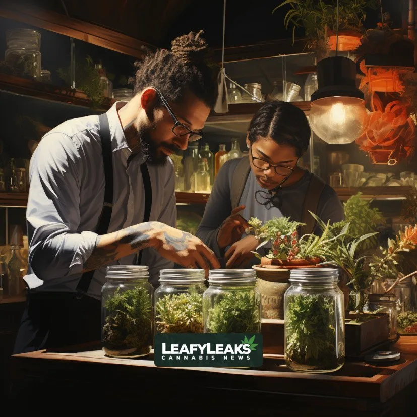 Alt text: Direct Sales of Medical Marijuana - Cannabis News by LeafyLeaks.com, Ai Generated image for Leafy Leaks