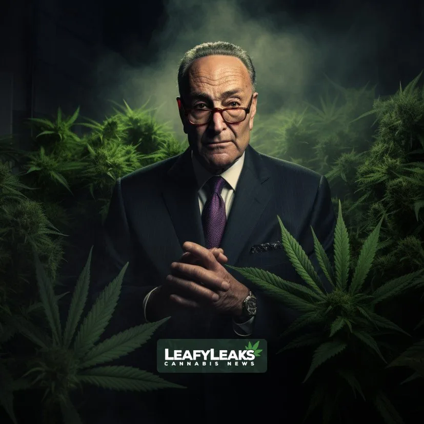 Chuck Schumer Plans to Advance Marijuana Banking Bill with Expungements and Gun Rights