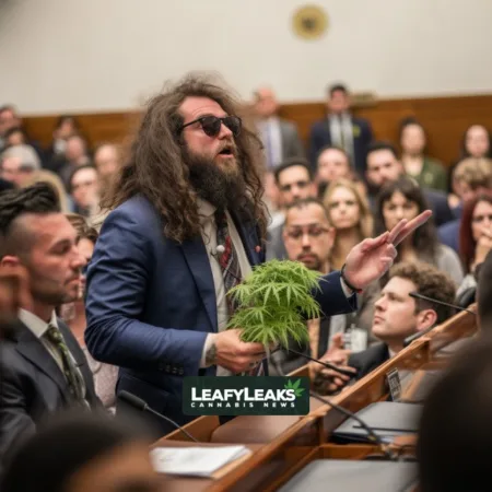 GOP Committee Chairman Proposes Changes to Federal Marijuana Employment Bill Ahead of Vote Federal Marijuana Employment - Cannabis News by LeafyLeaks.com, Ai Generated image for Leafy Leaks