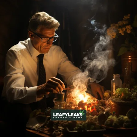 Kentucky Panel Considers $42 Million Ibogaine Study for Opioid Treatment Alt Text: Ibogaine Study Kentucky - Cannabis News by LeafyLeaks.com, Ai Generated image for Leafy Leaks