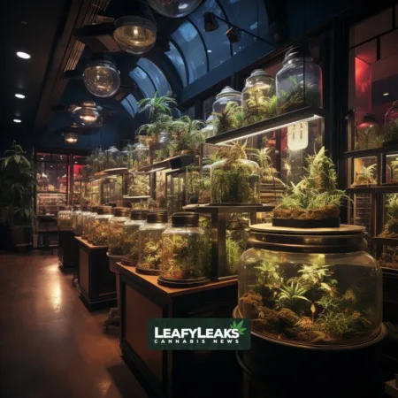 Cannabis Regulations - Keyphrase highlighted, Cannabis News by LeafyLeaks.com, Ai Generated image for Leafy Leaks