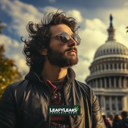 Legalize Cannabis - Advocating for Reform, Cannabis News by LeafyLeaks.com, Ai Generated image for Leafy Leaks